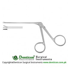 Mini-McGee Micro Alligator Forceps Serrated-Straight Stainless Steel, 8 cm - 3" Jaw Size 3.5 x 0.6 mm 